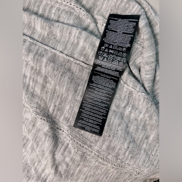 GUESS Chiffon Soft Gray Summer Duster Sweater XXS - Picture 12 of 14